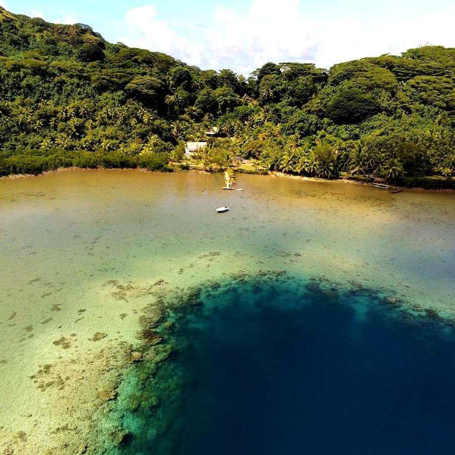 Huahine Manta Lodge Avec 4X4 Optionnel Haapu Exterior foto