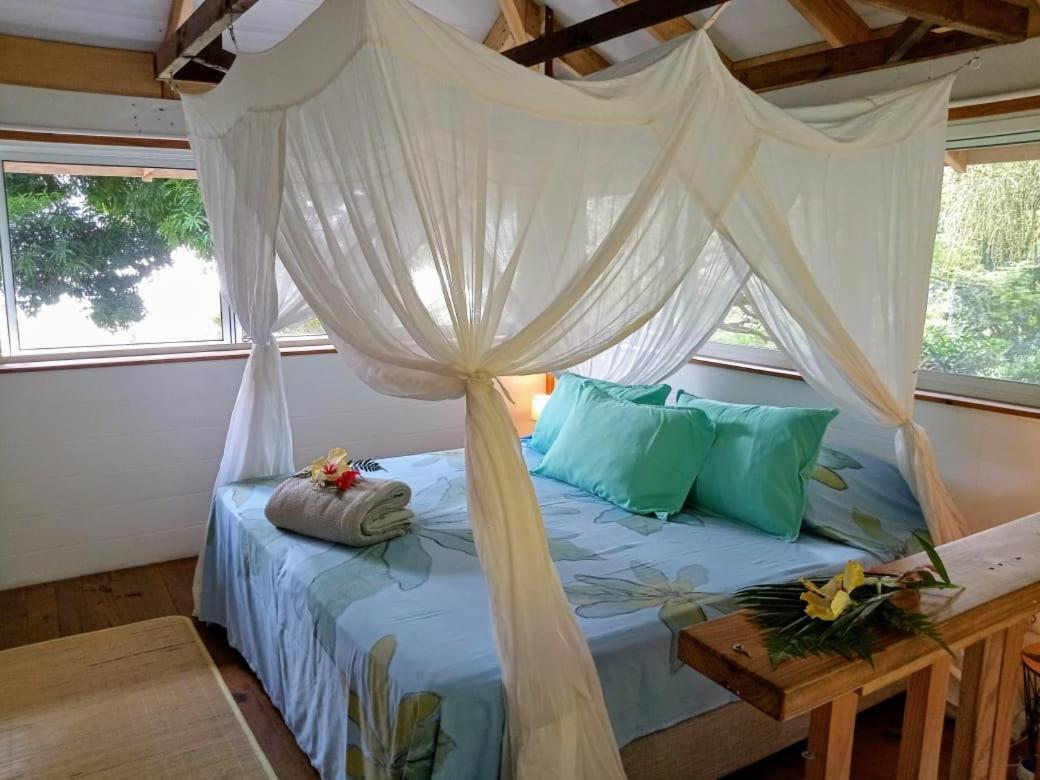 Huahine Manta Lodge Avec 4X4 Optionnel Haapu Exterior foto